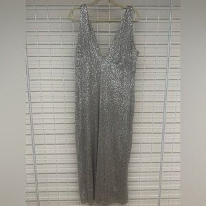 Abercrombie & Fitch Glittering Silver Dress